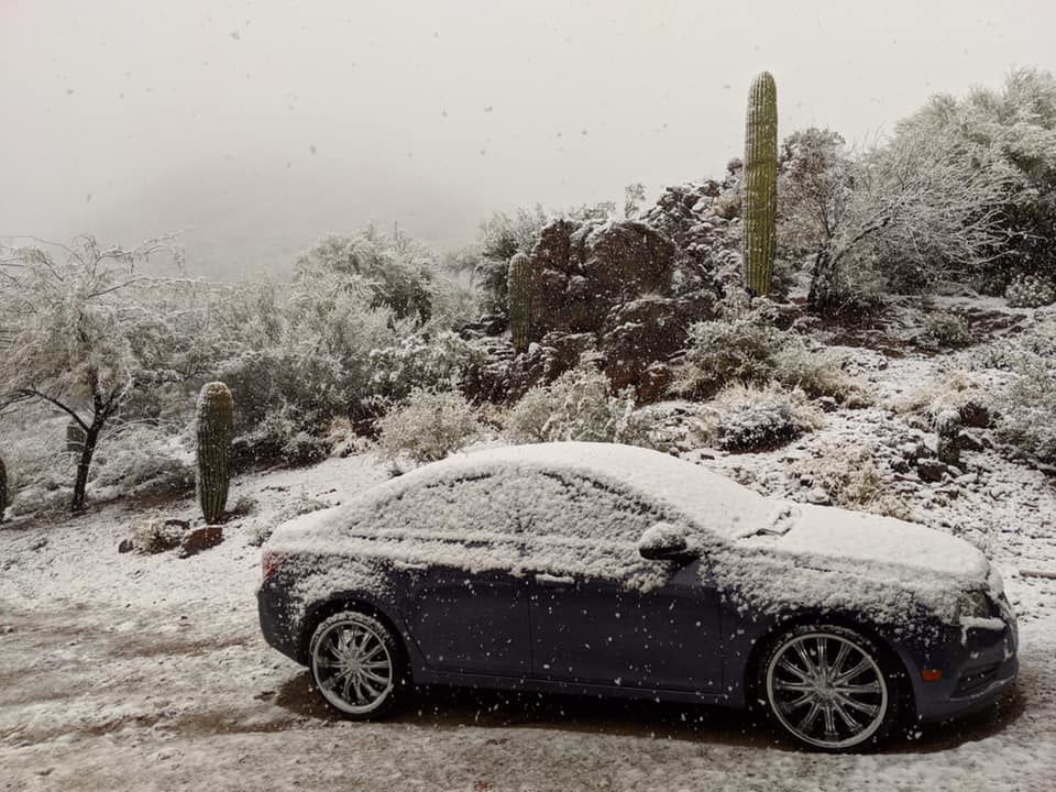 Snow in Tucson